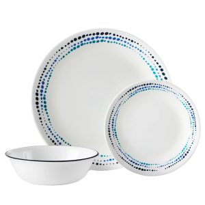 Corelle® Ocean Blues 12-piece Dinnerware Set. Service for 4