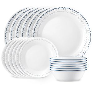 Caspian Lace 18-piece Dinnerware Set. Service for 6