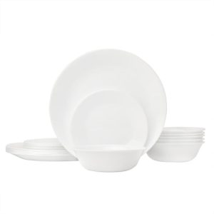Winter Frost White 18-piece Dinnerware Set. Service for 6