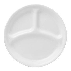 Corelle® Winter Frost White 10.25 Divided Dinner Plate